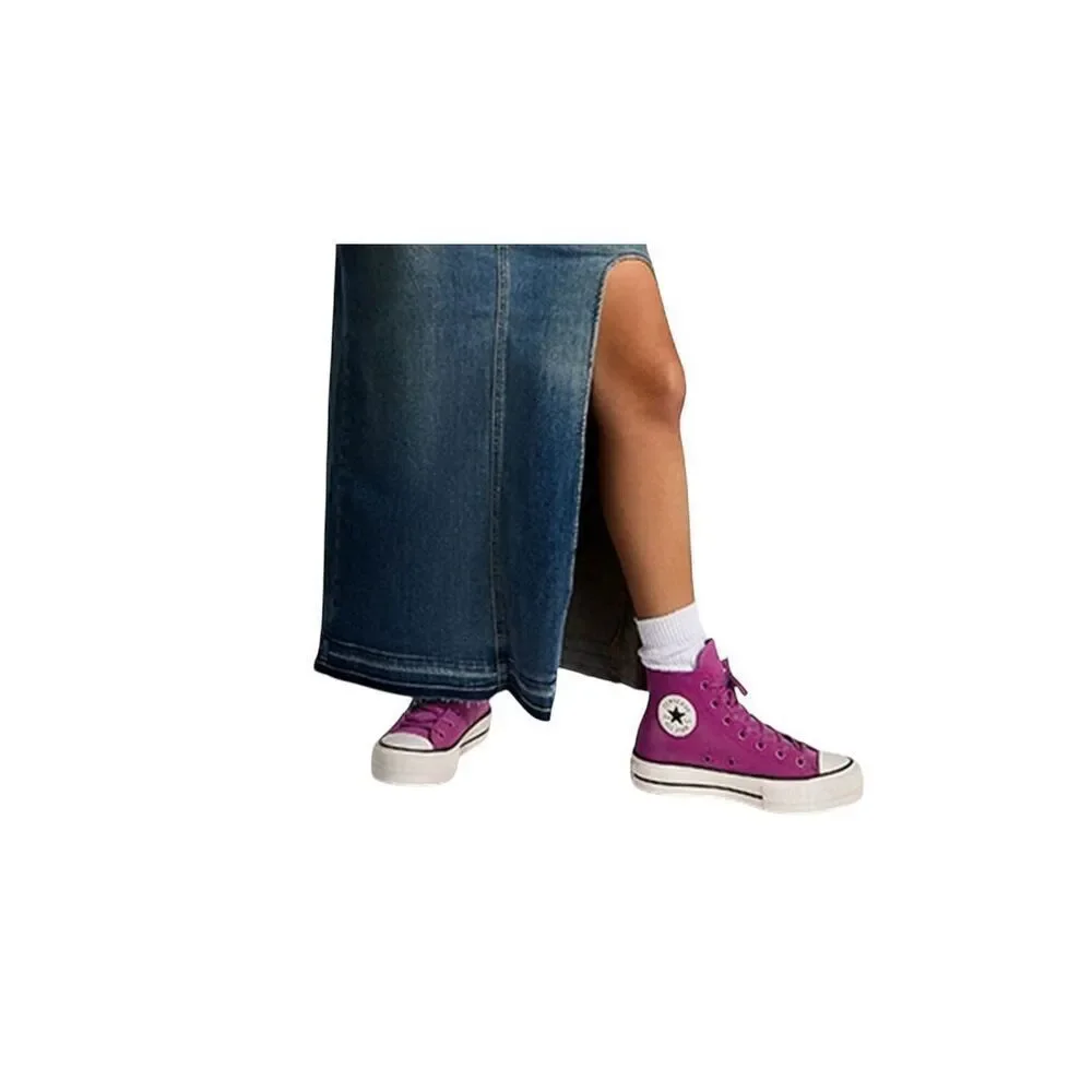 NEW Womens Converse Chuck Taylor All Star Hi Lift Platform Violet A11143C Size 7